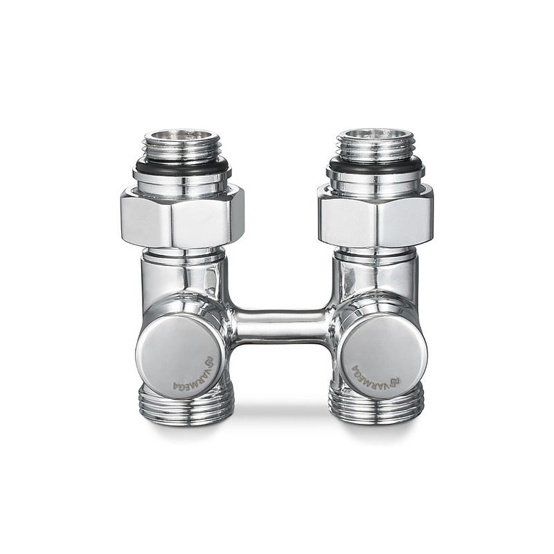 Узел нижнего подключения VMDV21-400415, 1/2"х3/4"EK НР, прямой, хром xx