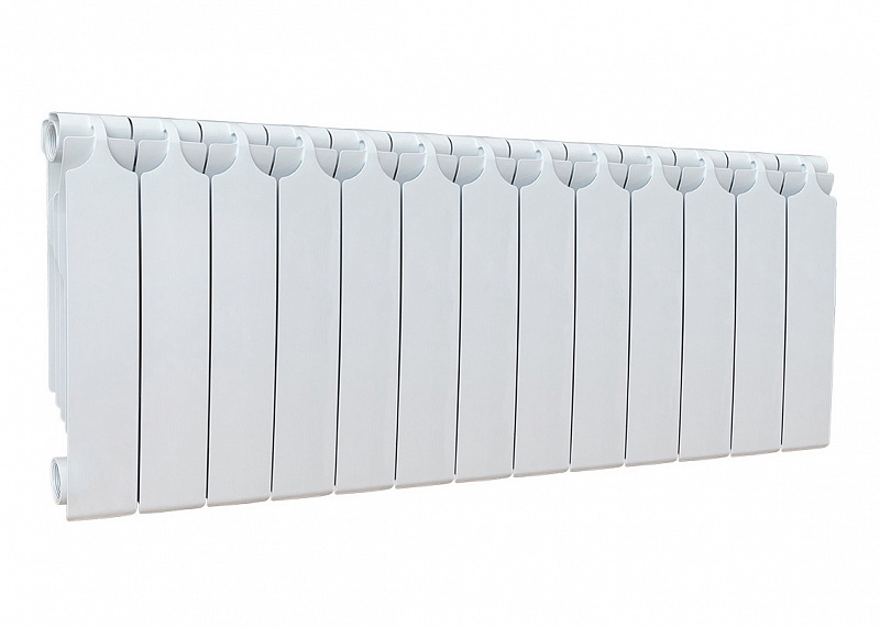 Радиатор секционный биметаллический Теплоприбор BR1-350/13, 13 секции 400x1040x90