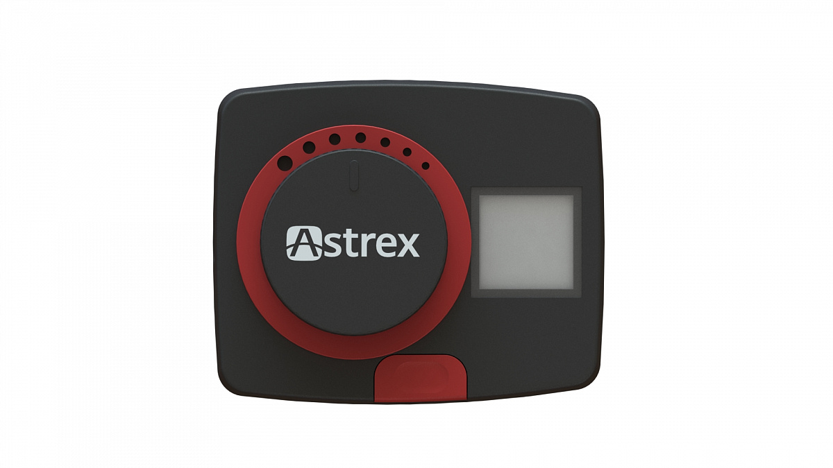 Привод Astrex MFR с электронным термостатом 5-90°С и дисплеем, 230 В 83x92x