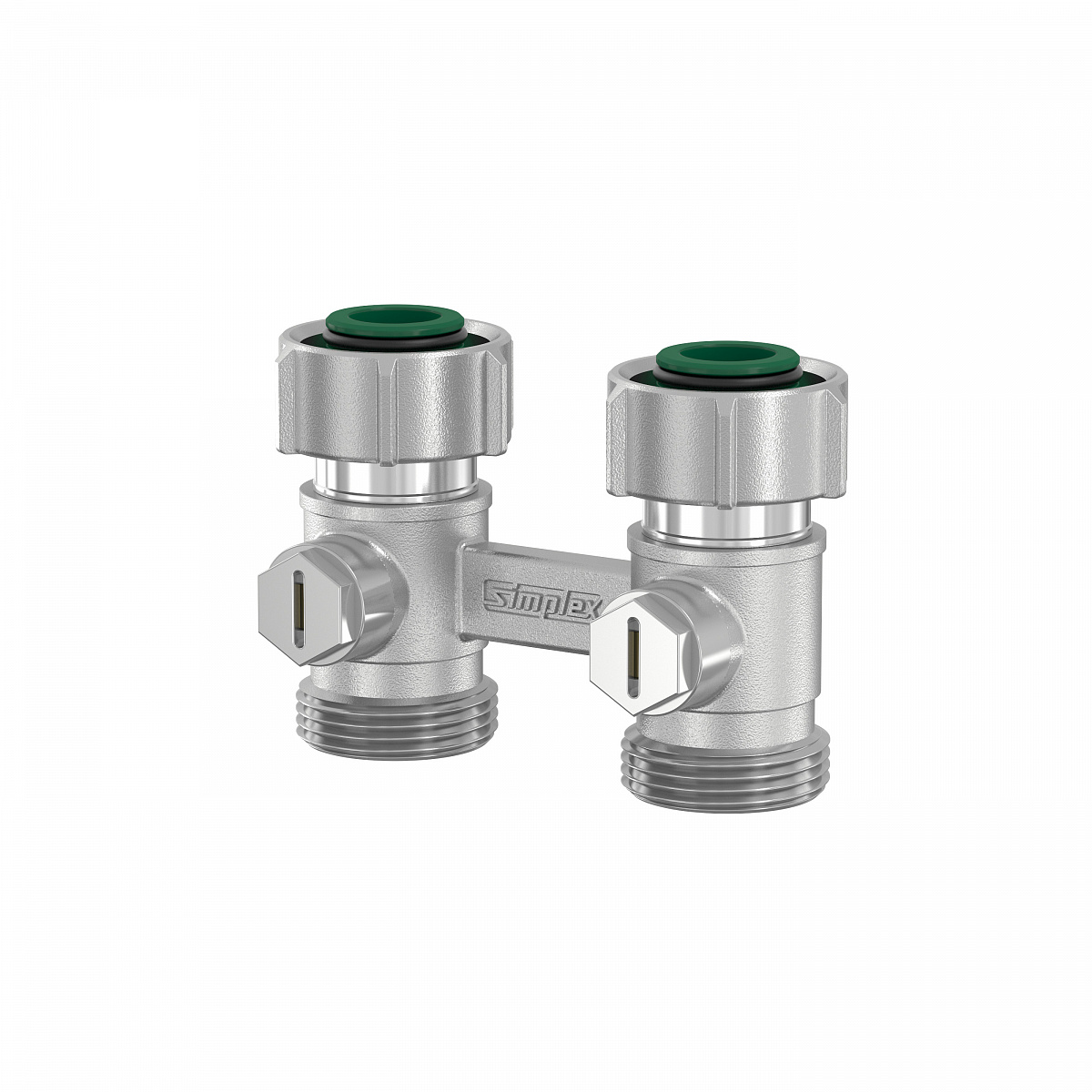 Узел нижнего подключения Simplex Exclusive Line тип D2/50 прямой, 3/4x3/4" 56x35.5x